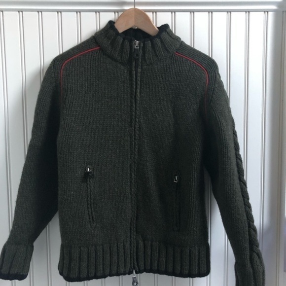 Neve Designs Chunky Wool Full Zip Lined Sweater - Picture 3 of 8